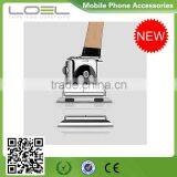 Crocodile Texture Genuine Leather Wristband Watch Band for Apple Watch Leather 38mm With Adapter thumbnail-6