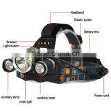 30W 5000 Lumens 3x XM-L T6 LED Head Torch / Headlamp Waterproof thumbnail-4