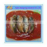 Popular 155g Canned Mackerel Fish in Tomato Sauce(ZNMT0035)