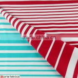 84% Nylon 66 Taltel Full Dull fabric 16% Lycra Auto Stripe Jersey with finished UV Cut