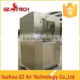 Personal 1 meter air showers for food pharmcy industrial clean room entrance air shower