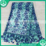 African Water Soluble Chemical Lace Lilac Color, African Guipure Lace Fabric From Nigeria thumbnail-1