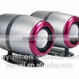 2.0-ch Cheap Hot Mini Portable Special Feature Design Speaker, Drum Shape Usb Computer Speaker With Ce/fcc/rohs