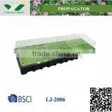 Black Plastic Nursery Plug Trays With Flat Covers LJ-2006