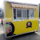 Top quality promotional mobile fast bike food cart hamburgers carts food cart for sale