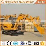 Security and Reliable FR80 8ton 60kw Lovol 0.32CBM Multifunctional Attachments Efficient Mini Excavator Prices