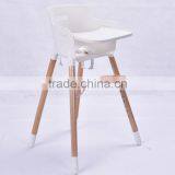 European Simple Style Beechwood With Dinning Tray Baby Dinning High Chair thumbnail-1