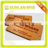 Laser Engrave Wood Business Card/Metal Card With Costom Design thumbnail-1