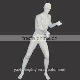 Fashion Matt White Kungfu Sports Male Mannequin thumbnail-1
