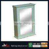 Top Selling White Finish MDF Cheap Mirrored Bathroom Cabinet thumbnail-1