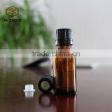 10-100ml Empty Amber Essential Oil Glass Bottle With Plastic Lids thumbnail-4