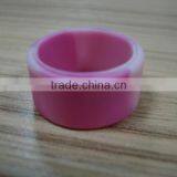 Colored Mixed Debossed Silicone Promotion Finger Ring thumbnail-1