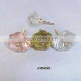 Glass Knob With Screw and Nut Available in All Colours thumbnail-1