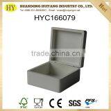Custom Small Wooden Box for Jewlery Packaging With Hinged Lid Wholesale thumbnail-2