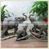 Wholesale custom garden decorative elephant family statue manufacturer