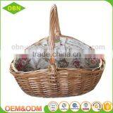 China Wholesale Custom the Portable Outdoor Food Gift Wicker Material Native Gift Baskets thumbnail-3