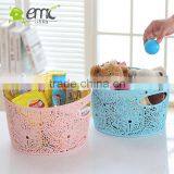 Lace Design Plastic Basket, Lace Baskets, Plastic Round Shape Basket thumbnail-1