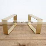 High Quality Brass Flat Soild Steel Metal Table Legs Square for Living Room Table thumbnail-2