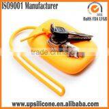 Wholesale the Newest Fashion Cheap Silicone Bag for Key and Card Silicone Key Pouch thumbnail-4