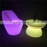 66*66*42cm China Hot Sale Led Illuminated Cocktail Bar Table and Chair for Party With Wholesale Price