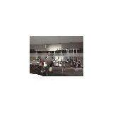 Commercial Stainless Steel Double Line Pot Rack With Hooks thumbnail-3