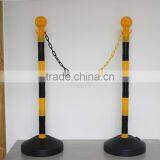 Black&Yellow Plastic Road Safety Barrier thumbnail-1