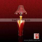 Europe Style Home Decoration Red Glazed Ceramic Bed Lamps for Hot Sale thumbnail-1