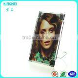 KM-VP26 Customized Clear L Shape Acrylic 2 x 6 Photo Booth Strip Frames for Wedding thumbnail-2