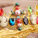 Hot Selling Bridal Jewelry Pageant Rhinestone Big Fashion Crown For Sale thumbnail-5