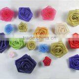 Colorful Handmade Organza Flowers thumbnail-1