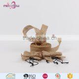 New Design Natural Jute Burlap Ribbon Bows for Christmas Gift thumbnail-5