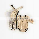 Free Hat as Gift Baby Bodysuits 100% Cotton Soft Baby Rompers thumbnail-2