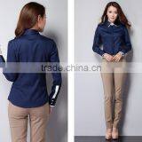 Wholesale Choli Blouse Design Silk Shirt Ladies Office Blouse thumbnail-2