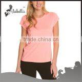 Yoga Clothing Manufacturers Plain Women Fitted Blank T-shirts thumbnail-1