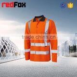 160gsm Mesh 100% Polyester Safety Dry Fit Plain T-shirts thumbnail-2