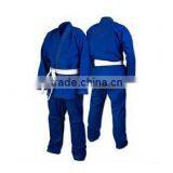 Custom Embroidery Pearl Weave Blue Brazilian Jiu Jitsu gi Koral Cut thumbnail-1