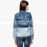 Latest New Design Two Tone Fitness With Zip Long Jacket for Women thumbnail-3