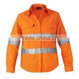 Cheap Wholesale Long Sleeve Safety Reflective Work Uniform Shirt thumbnail-5