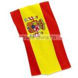 Custom Premium Cotton VelourSpain Flag Print Beach Towel thumbnail-1