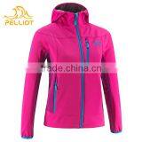 2017 Wholesale Women Winter Clothing Outdoor Jacket Soft Shell Jacket thumbnail-5