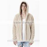 New Fashion Winter Sherpa Hoodie Men's Clothing Fabric Fleece Hoodies Men US Street Style Men's Coat thumbnail-1