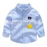 S33464W Children Cotton Long Sleeve Baby Boys Cute Embroidery Blouses thumbnail-3