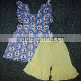 Whloesale Easter Baby Dress Girls Clothing With Bunny Printed for Children Kids Dress Clothing thumbnail-4