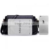 PU Leather Shoulder Bag Polyester Solid Long Handle Strap Shoulder Bag for Girls thumbnail-3