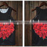 2014 Oem Sublimation Printed Men's Running Singlet Fcustom Design Actory thumbnail-1