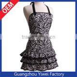 High Quality Fashion Designs Various Styles Customized Kitchen Apron for Option thumbnail-1