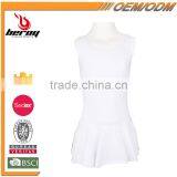 Pretty Baby Girl 100% Cotton White Princess Dress for Summer thumbnail-3