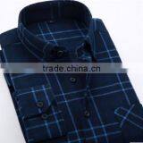 2016 New Long Sleeve Shirt Models European Plaid Man Shirt thumbnail-5