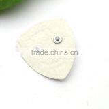 White PU Leather Sew on Patches With Gold Metal Plates Fashion Clothing Label for Jeans/jacket PLB-020 thumbnail-3