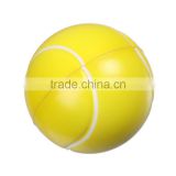 PU Leather Pet Products Toy Tennis Yellow